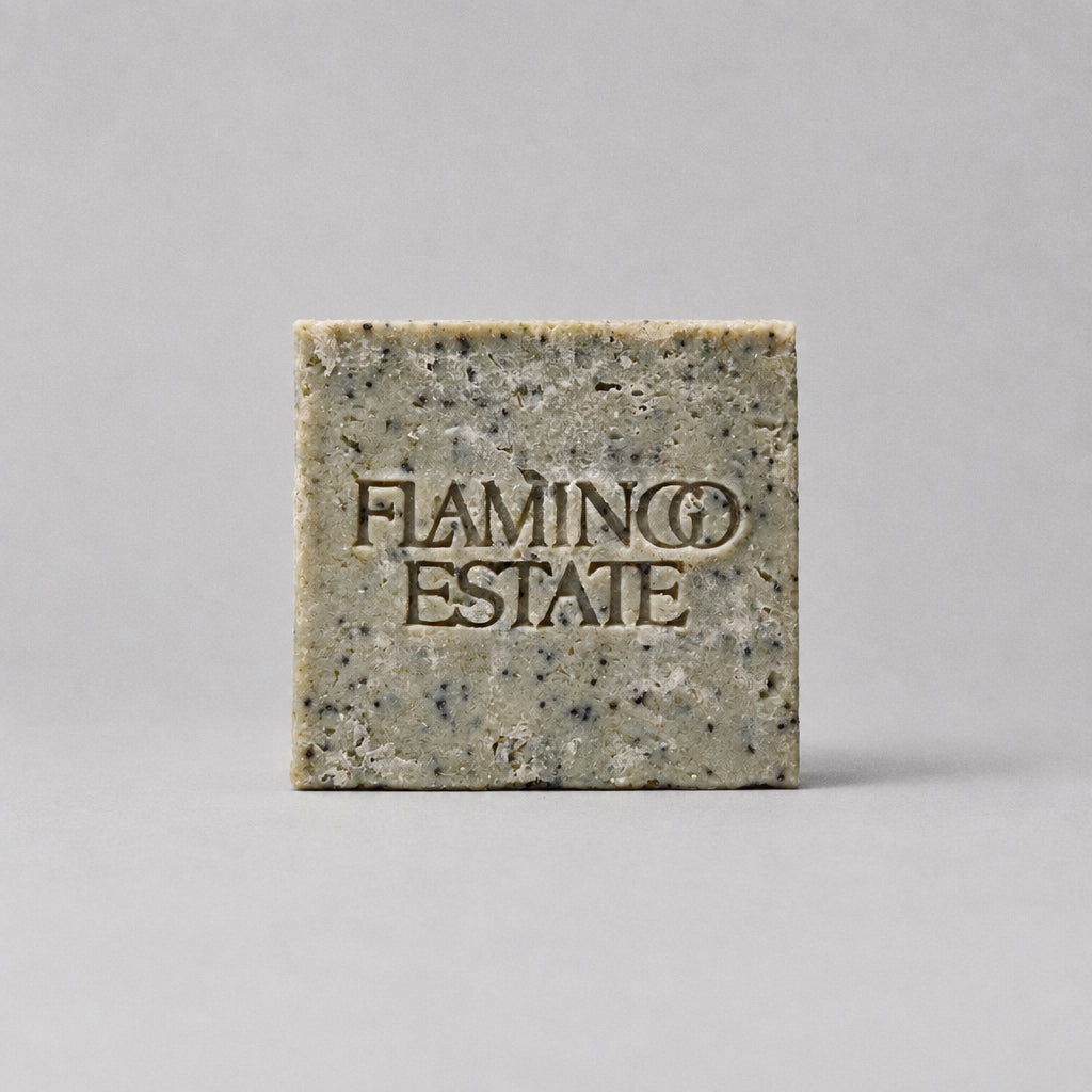 Flamingo Estate - Exfoliating Peppermint Soap Brick-1